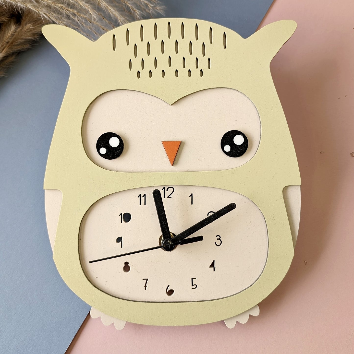 Scandinavian Owl Clock