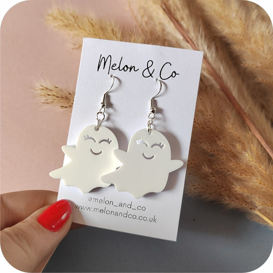 Acrylic Ghost Earrings