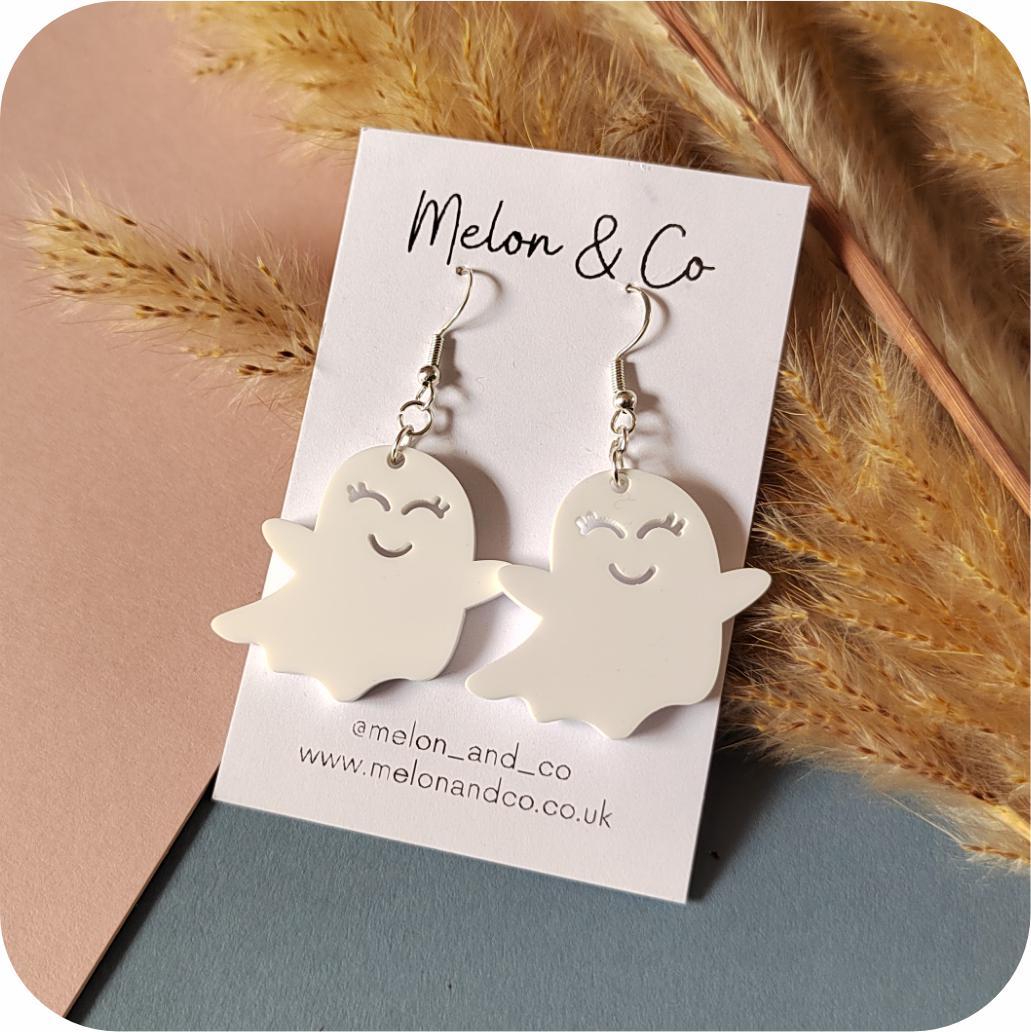 Acrylic Ghost Earrings