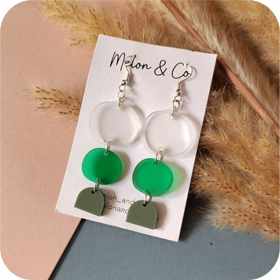 Acrylic Boho Drop Earrings - CFM