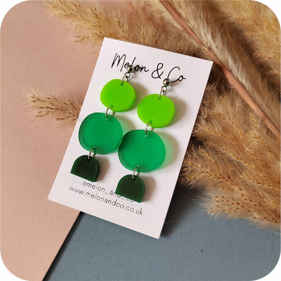 Acrylic Boho Drop Earrings - LFD