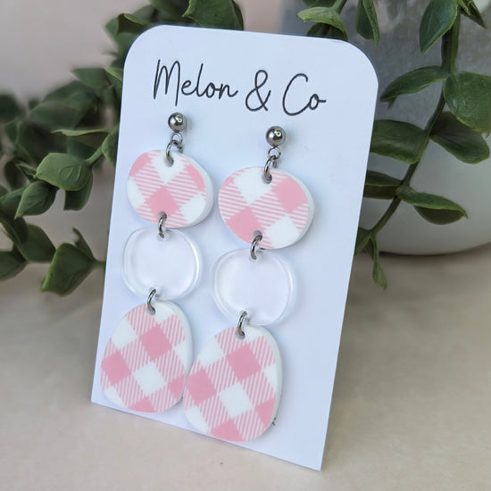 Springtime Collection - Acrylic Boho Drop Earrings