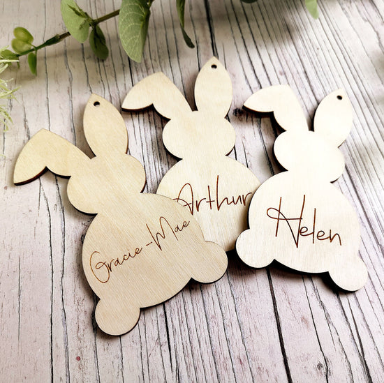 Personalised Easter Rabbit Tag