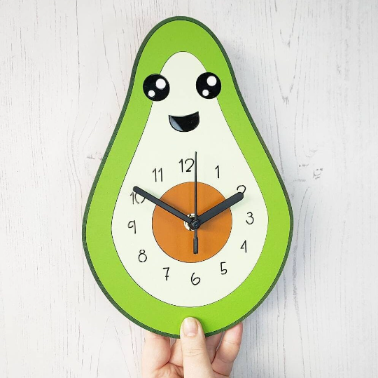 Avocado Wall Clock